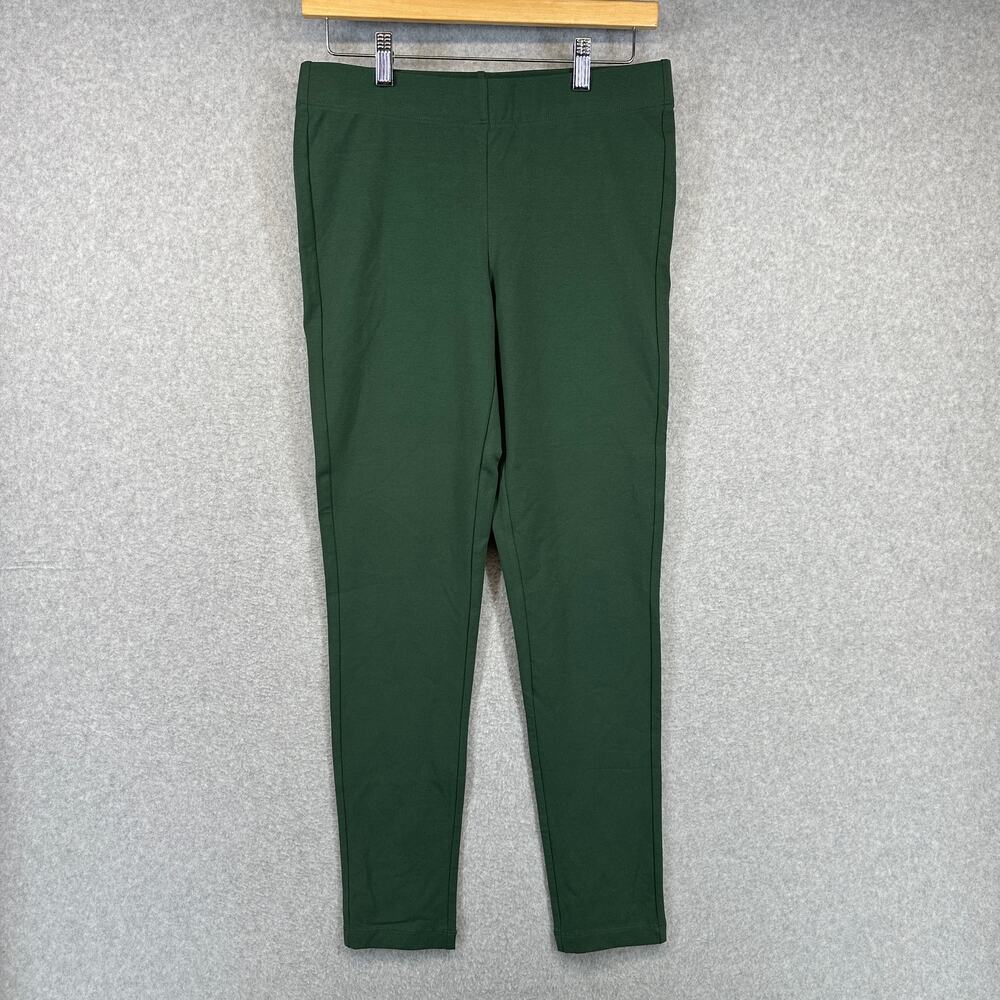 Slimming Options Pants Womens Size Small Cotton Blend Pull On Flat Front Stretch